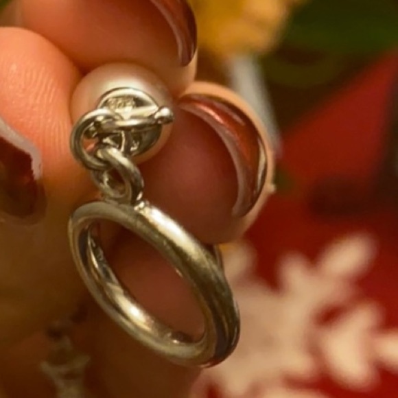 Sterling Silver and Pearl Bracelet - Picture 3 of 3